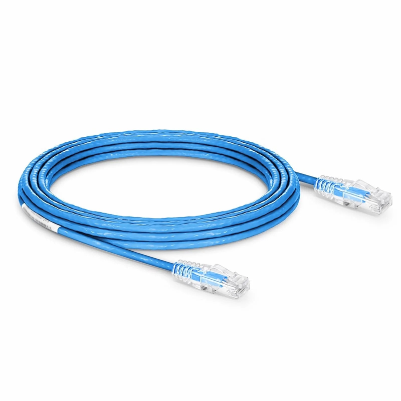 SFPS 25ft (7.6m) Cat6 23AWG Snagless Unshielded (U/UTP) PVC CMP Ethernet Network Patch Cable, Blue SFPS