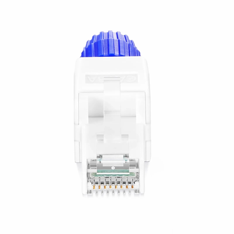 SFPS Cat5e/Cat6/Cat6a RJ45 Tool-Free Modular Plugs, Unshielded Network Connectors for 23~26AWG Twisted Pair Solid or Stranded Cable (10/Pack) SFPS