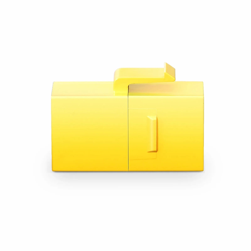 SFPS Cat6 Keystone RJ45 Coupler, Unshielded, Female to Female Insert Inline Coupler - Yellow (12pcs/Pack) SFPS
