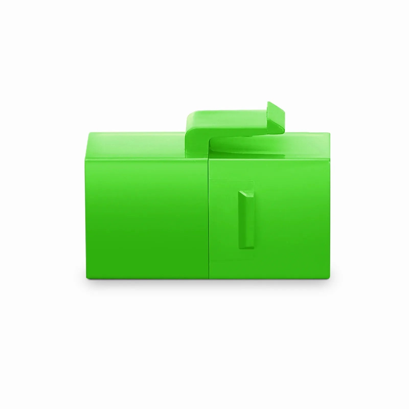 SFPS Cat6 Keystone RJ45 Coupler, Unshielded, Female to Female Insert Inline Coupler - Green (12pcs/pack) SFPS