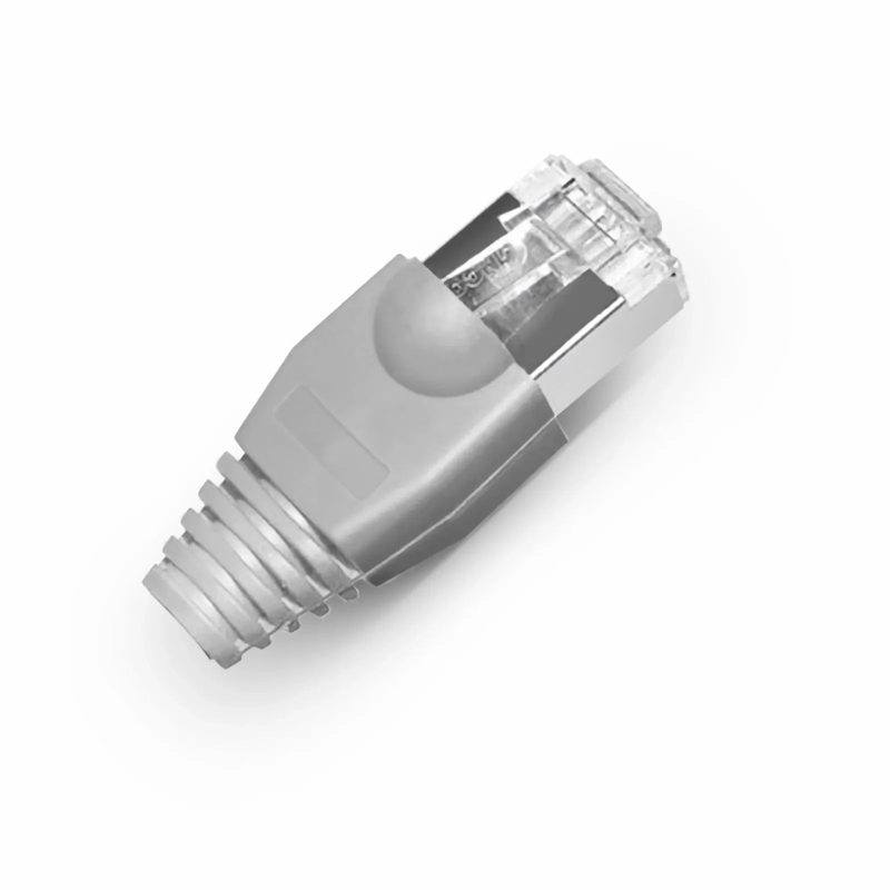 SFPS Cat5e RJ45 Strain Relief Boots, 6.5mm OD for Cat5e F/UTP 24AWG Ethernet Network Cable, Gray, 50PCS/Pack SFPS