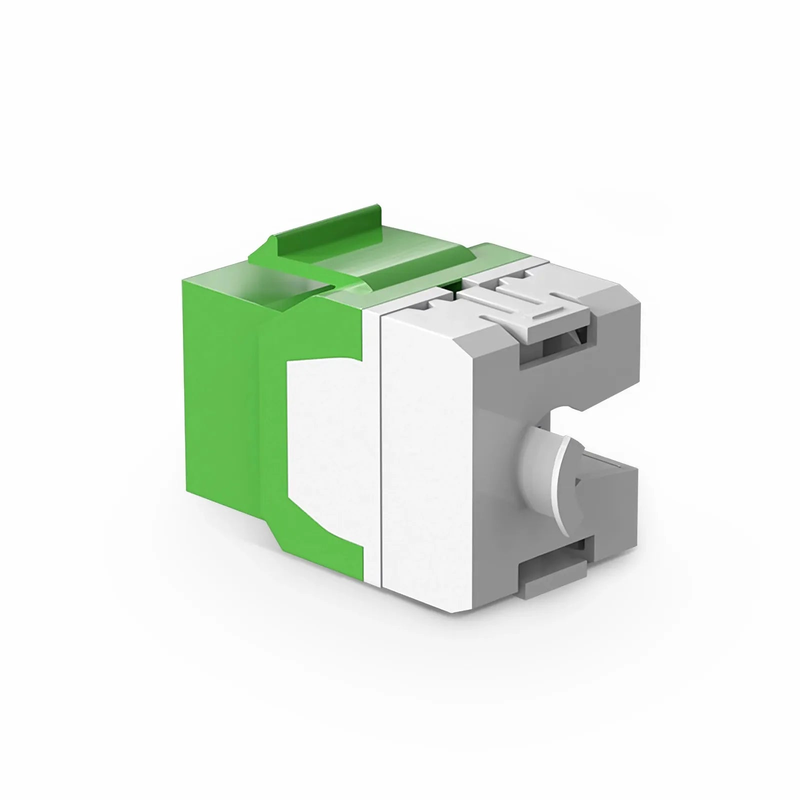 SFPS Cat6 RJ45 (8P8C) Unshielded Punch Down Keystone Jack Module, Green (10 pcs/Pack) SFPS