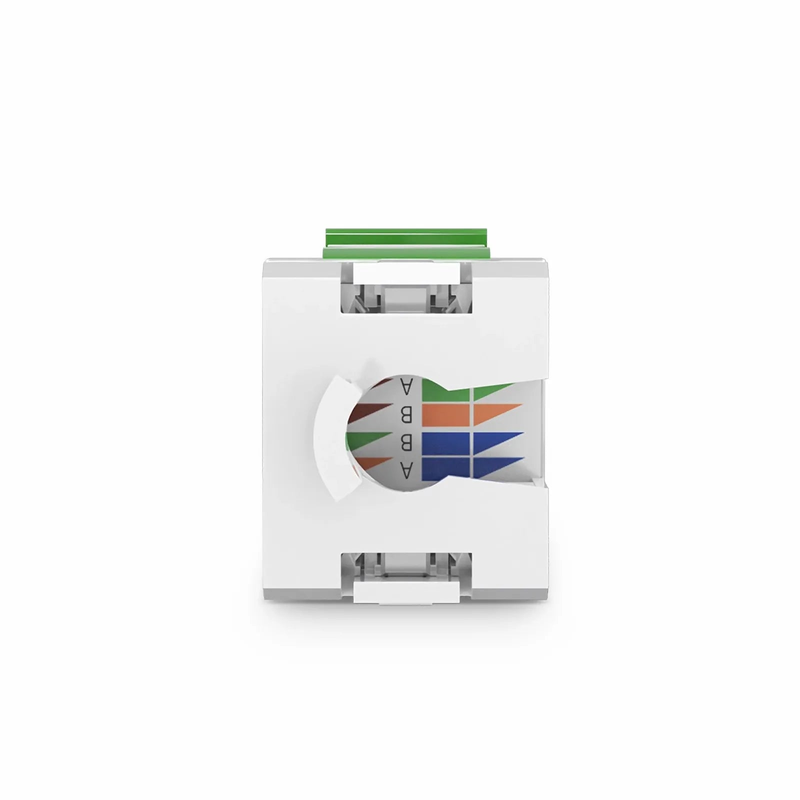 SFPS Cat6 RJ45 (8P8C) Unshielded Punch Down Keystone Jack Module, Green (10 pcs/Pack) SFPS