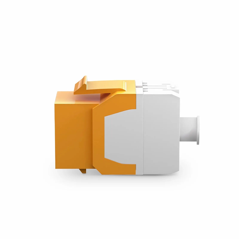 SFPS Cat6 RJ45 (8P8C) Unshielded Punch Down Keystone Jack Module, Orange (10 pcs/Pack) SFPS