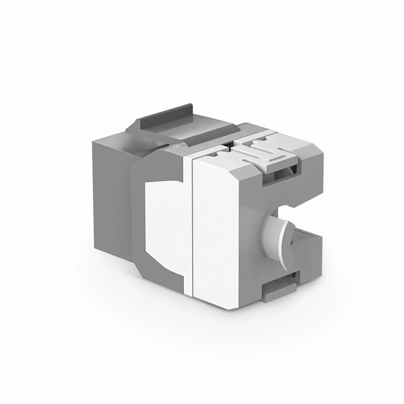 SFPS Cat6 RJ45 (8P8C) Unshielded Punch Down Keystone Jack Module, Gray (10 pcs/Pack) SFPS