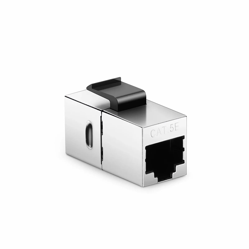 SFPS Cat5e Keystone RJ45 Coupler, Shielded, Female to Female Insert Inline Coupler SFPS