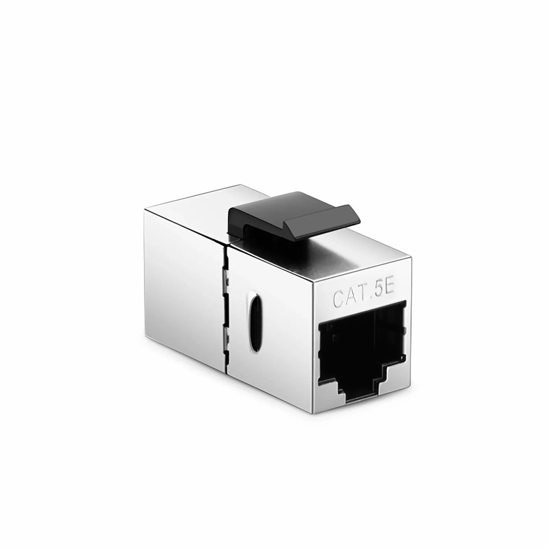 SFPS Cat5e Keystone RJ45 Coupler, Shielded, Female to Female Insert Inline Coupler (12pcs/Pack) SFPS
