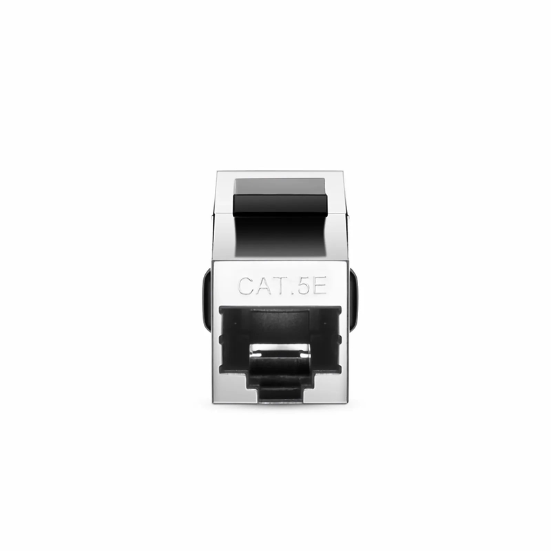 SFPS Cat5e Keystone RJ45 Coupler, Shielded, Female to Female Insert Inline Coupler (12pcs/Pack) SFPS