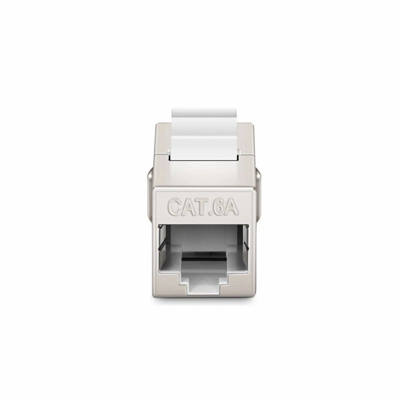 SFPS Cat6a Keystone RJ45 Coupler, Shielded, Female to Female Insert Inline Coupler (12pcs/Pack) SFPS