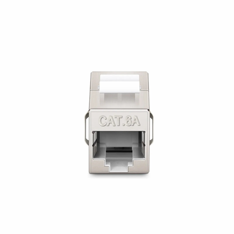 SFPS Cat6a Keystone RJ45 Coupler, Shielded, Female to Female Insert Inline Coupler SFPS