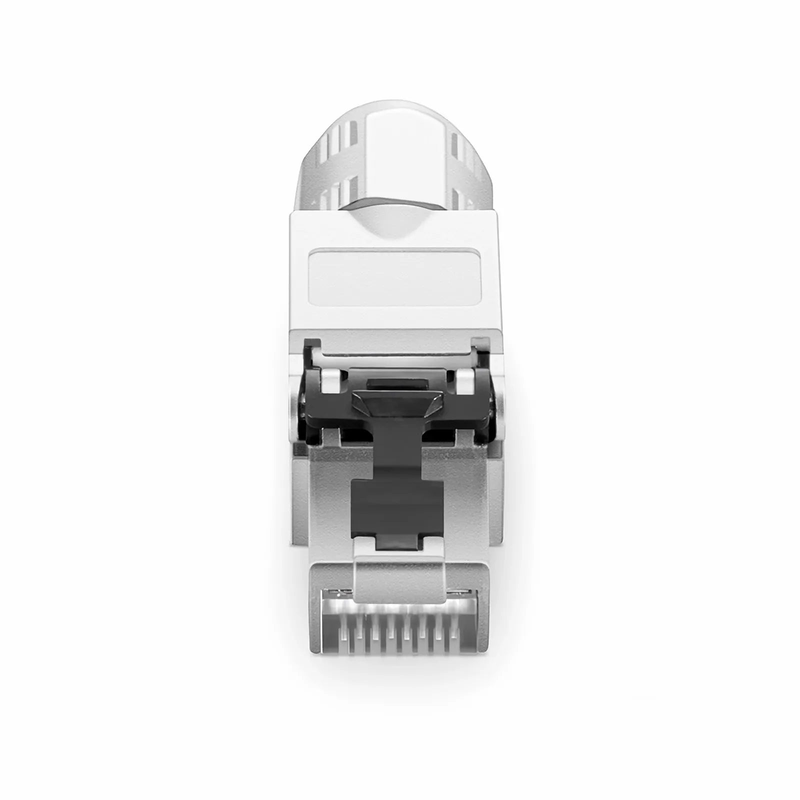 SFPS Cat5e/Cat6/Cat6a RJ45 Tool-Free Modular Plugs, Shielded Network Connectors for 23~26AWG Twisted Pair Solid or Stranded Cable (10/Pack) SFPS