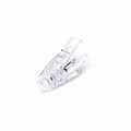 SFPS Cat6 RJ45 Strain Relief Boots, 6.0-6.5mm OD for Cat6 UTP 23~24AWG, F/UTP 26AWG Ethernet Network Cable, Transparent, 50PCS/Pack SFPS