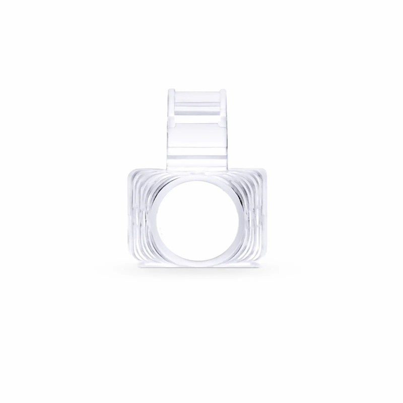 SFPS Cat6 RJ45 Strain Relief Boots, 6.0-6.5mm OD for Cat6 UTP 23~24AWG, F/UTP 26AWG Ethernet Network Cable, Transparent, 50PCS/Pack SFPS
