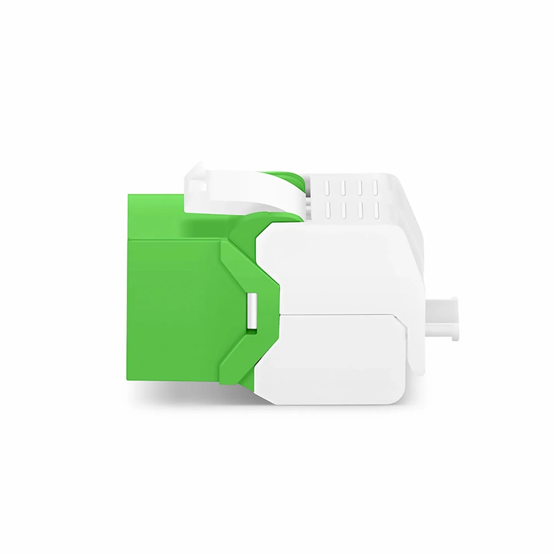 SFPS Cat6 RJ45 (8P8C) Unshielded Toolless Keystone Jack Module, Green (10 pcs/Pack) SFPS