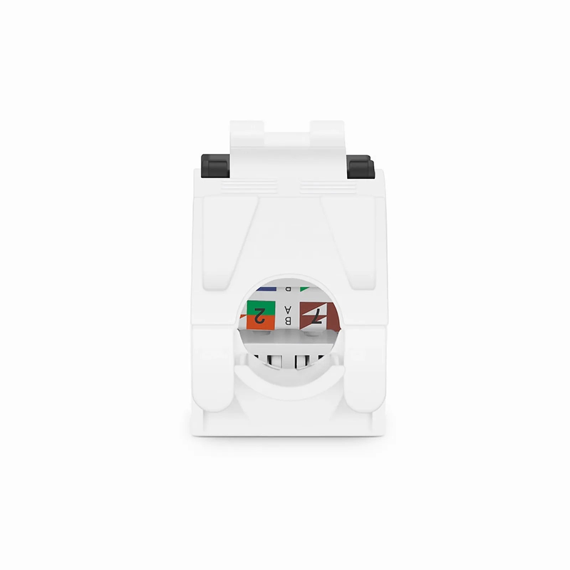 SFPS Cat6 RJ45 (8P8C) Unshielded Toolless Keystone Jack Module, Black (10 pcs/Pack) SFPS
