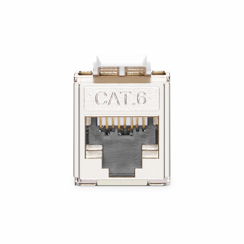 SFPS Mini Cat6 RJ45 (8P8C) Shielded Toolless Keystone Jack (12pcs/Pack) SFPS