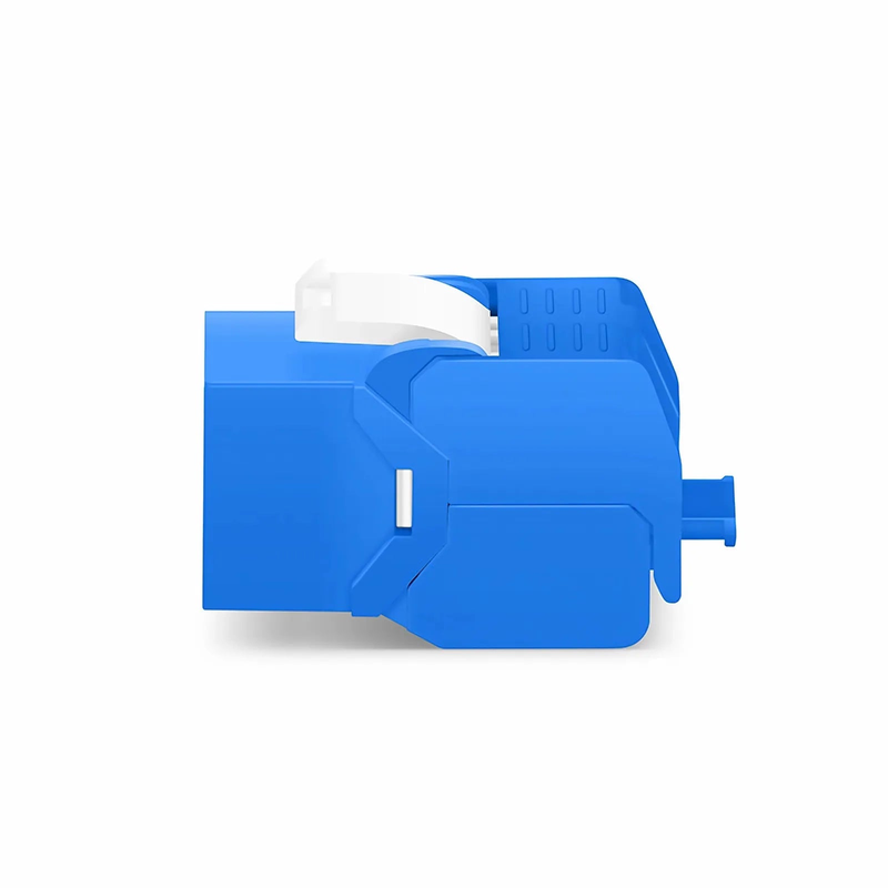SFPS Cat6a RJ45 (8P8C) Unshielded Toolless Keystone Jack Module, Blue (10 pcs/Pack) SFPS