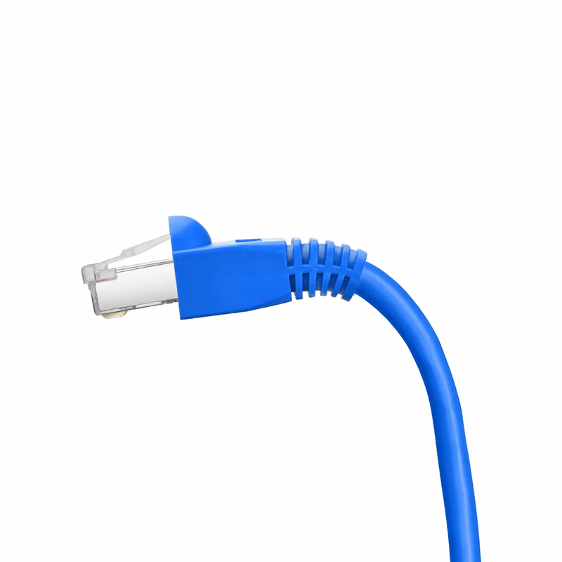 SFPS Cat5e RJ45 Strain Relief Boots, 6.5mm OD for Cat5e F/UTP 24AWG Ethernet Network Cable, Blue, 50PCS/Pack SFPS