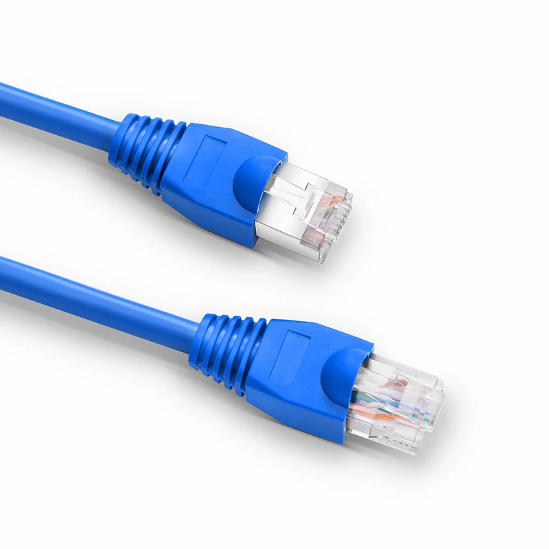 SFPS Cat5e/Cat6 RJ45 Strain Relief Boots, 5.5mm OD for Cat5e UTP 24AWG, Cat5e & Cat6 F/UTP 26AWG Ethernet Network Cable, Blue, 50PCS/Pack SFPS