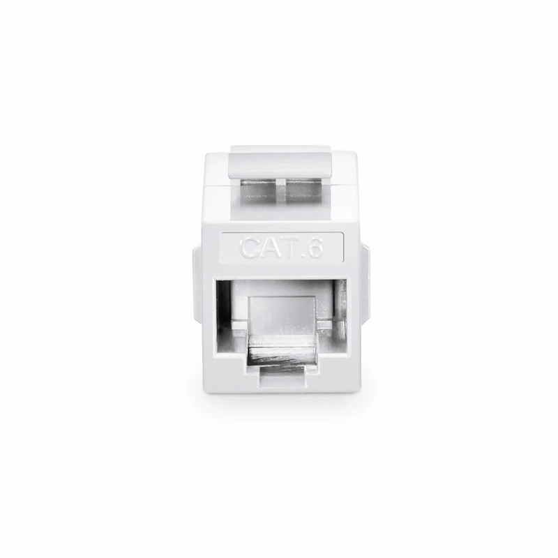 SFPS Cat6 Keystone RJ45 Coupler, Unshielded, Female to Female Insert Inline Coupler - White (12pcs/Pack) SFPS