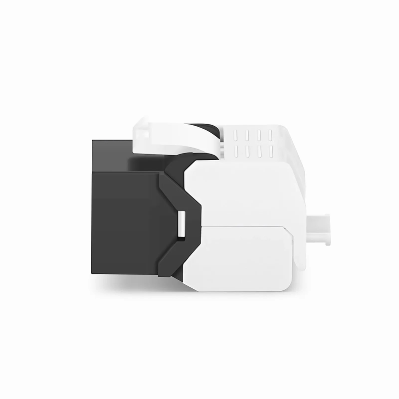 SFPS Cat6 RJ45 (8P8C) Unshielded Toolless Keystone Jack Module, Black (10 pcs/Pack) SFPS