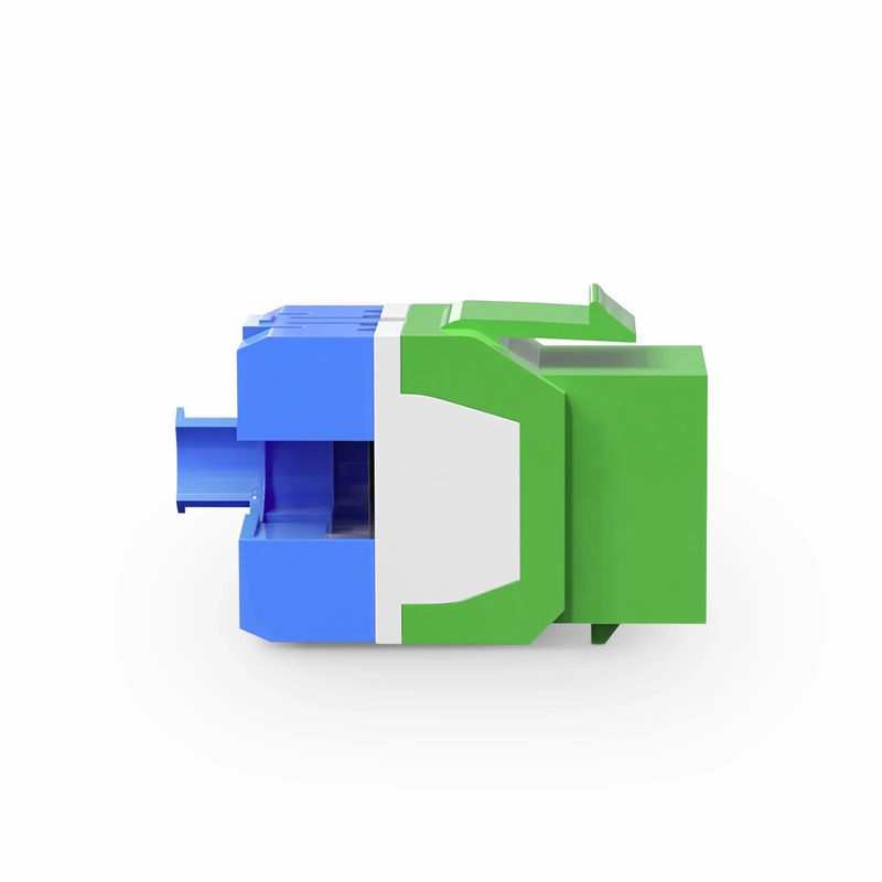SFPS Cat6a RJ45 (8P8C) Unshielded Punch Down Keystone Jack Module, Green (10 pcs/Pack) SFPS