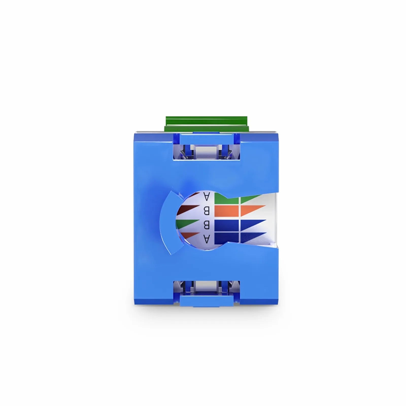 SFPS Cat6a RJ45 (8P8C) Unshielded Punch Down Keystone Jack Module, Green (10 pcs/Pack) SFPS