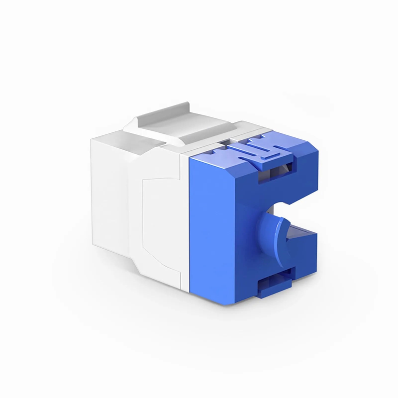 SFPS Cat6a RJ45 (8P8C) Unshielded Punch Down Keystone Jack Module, White (10 pcs/Pack) SFPS