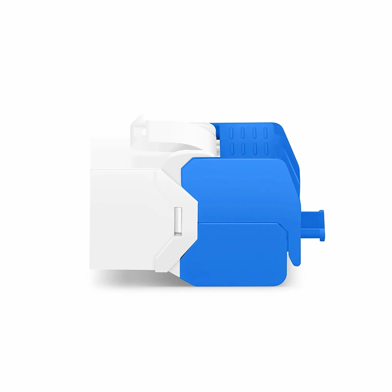 SFPS Cat6a RJ45 (8P8C) Unshielded Toolless Keystone Jack Module, White (10 pcs/Pack) SFPS
