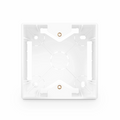 SFPS French-style Single Gang Back Box, White, 3.38" x 3.38" SFPS