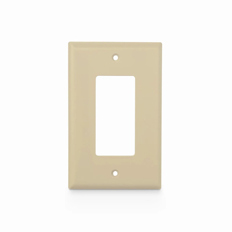 SFPS Single Gang FFSystem Screwless Faceplate Frame, White, 4.87"x2.95" SFPS