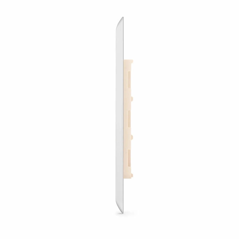SFPS SyncEase Stainless Steel Two Port Keystone Single Gang Wall Plate SFPS