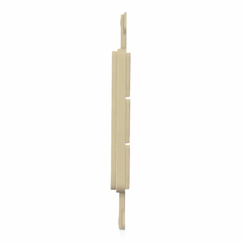 SFPS SyncEaseFFSystem Faceplate Frame Keystone Insert, 3 Ports, Ivory, 4.09'' x 1.4'' SFPS