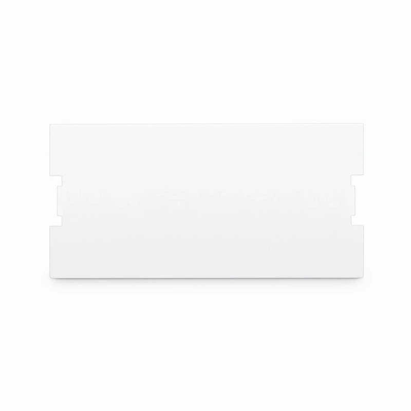 SFPS Blank MOS Module, 1 Units High, White SFPS