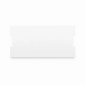 SFPS Blank MOS Module, 1 Units High, White SFPS