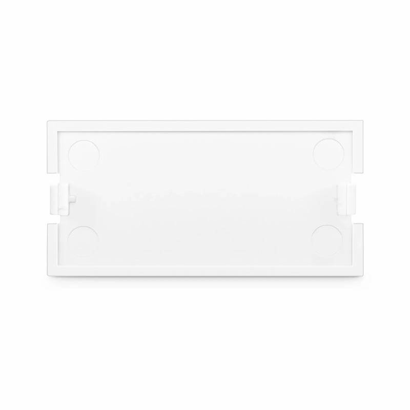 SFPS Blank MOS Module, 1 Units High, White SFPS