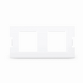 SFPS 2-Port MOS Adapter, 1 Unit High, White SFPS