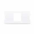 SFPS 1-Port MOS Adapter, 1 Unit High, White SFPS