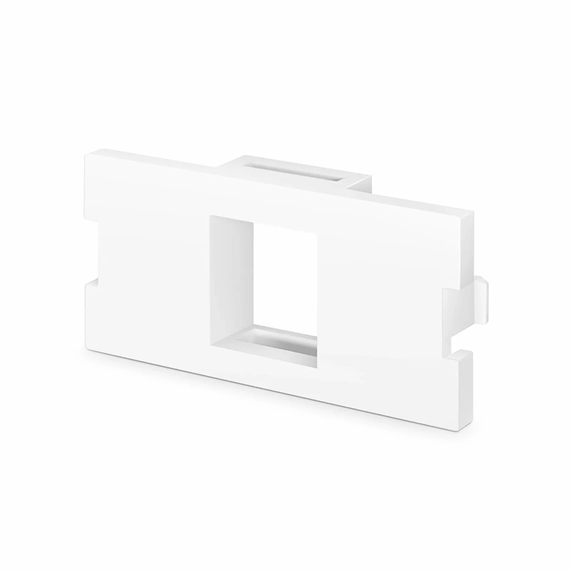 SFPS 1-Port MOS Adapter, 1 Unit High, White SFPS