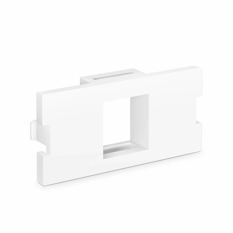 SFPS 1-Port MOS Adapter, 1 Unit High, White SFPS