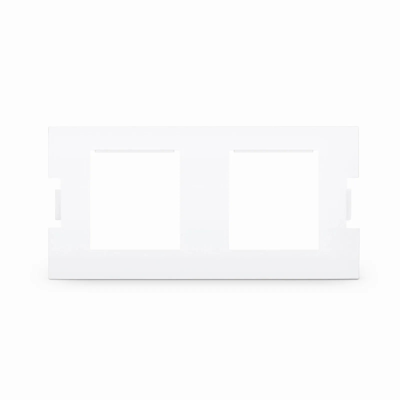 SFPS 2-Port MOS Adapter, 1 Unit High, White SFPS