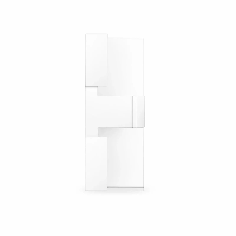 SFPS 2-Port MOS Adapter, 1 Unit High, White SFPS