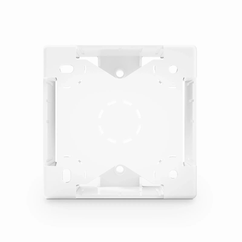 SFPS French-style Single Gang Back Box, White, 3.38" x 3.38" SFPS