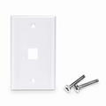 SFPS One Port Keystone Single Gang Wall Plate SFPS