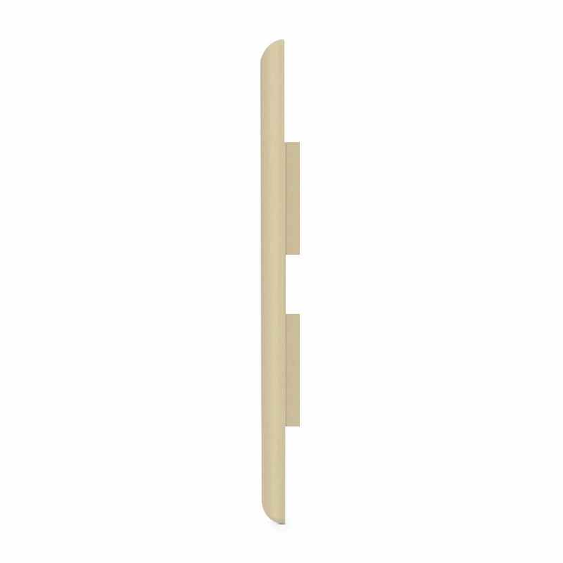 SFPS SyncEase Single Gang Two Port Keystone Faceplate, Label Pockets, Ivory SFPS