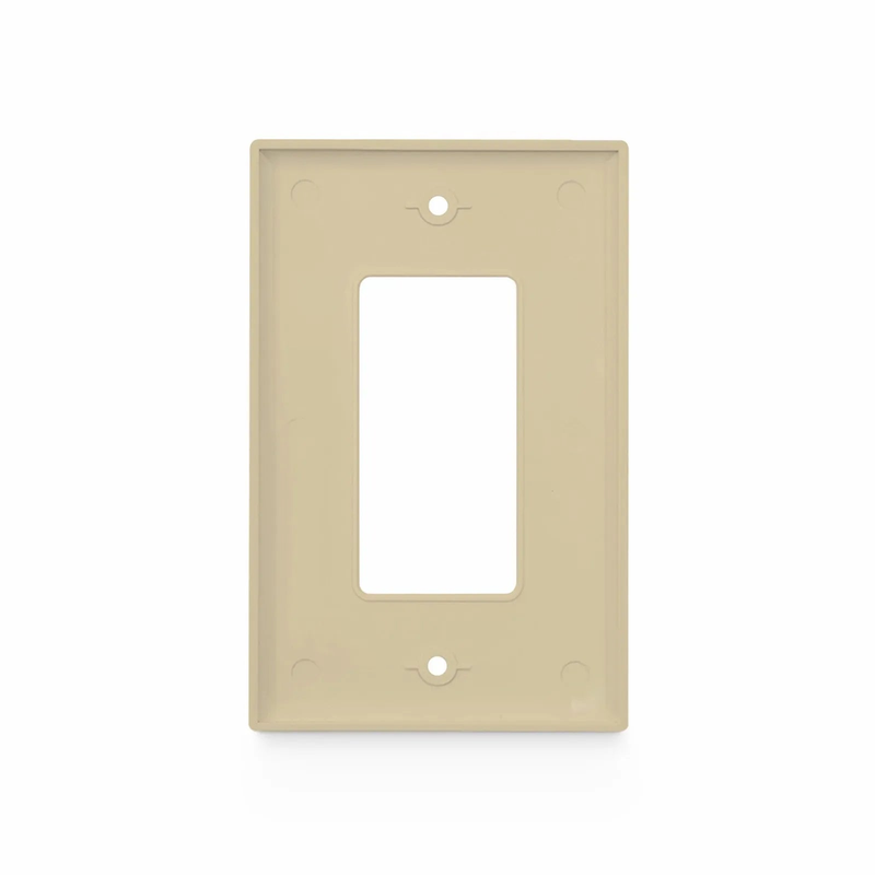 SFPS Single Gang FFSystem Screwless Faceplate Frame, White, 4.87"x2.95" SFPS