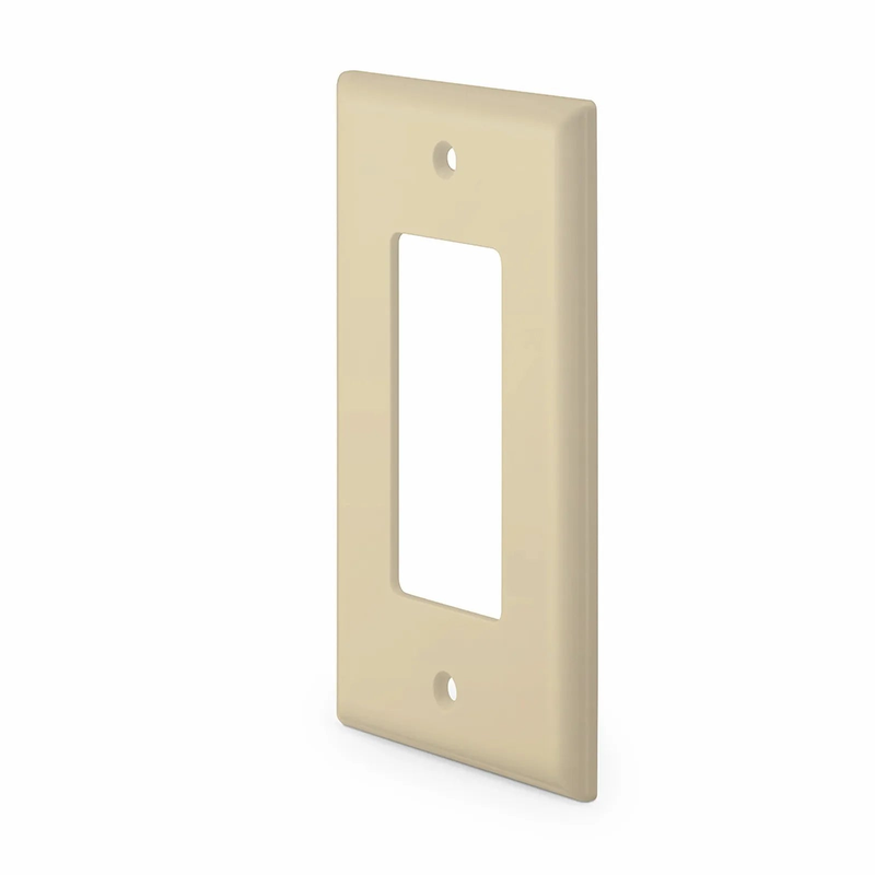 SFPS Single Gang FFSystem Screwless Faceplate Frame, White, 4.87"x2.95" SFPS