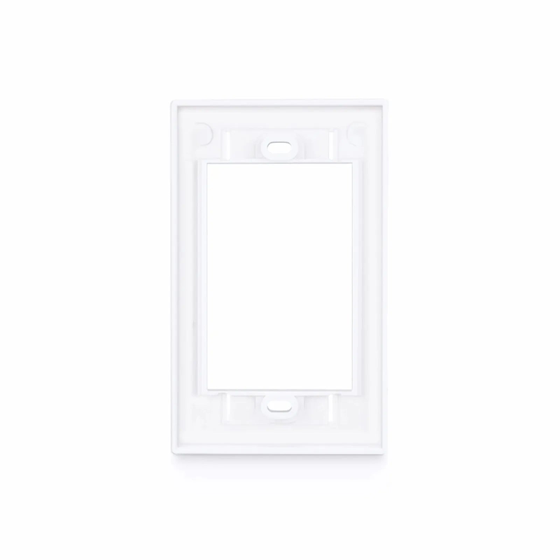 SFPS Single-Gang MOS Faceplate Frame, White SFPS