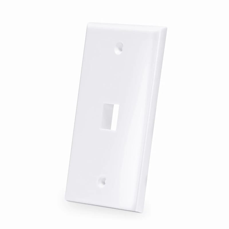 SFPS One Port Keystone Single Gang Wall Plate SFPS
