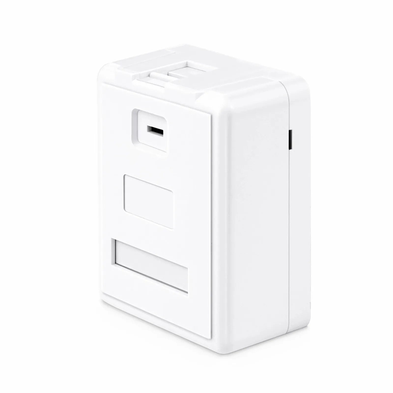SFPS Surface Mount Box, 1 Port, Unloaded, White SFPS